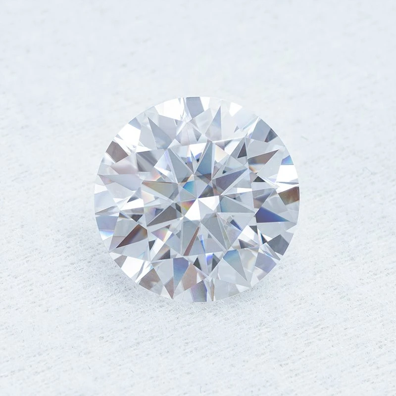 Round GRA Certified Loose Moissanite